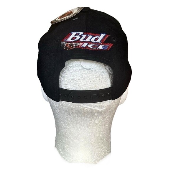 Vintage 90’s NHL Stanley Cup Crazy Bud Ice Beer Logo 7 SnapBack Hat NWT - Picture 3 of 5
